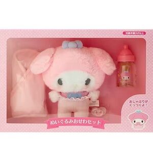 Cute Pink Plush Toy Set